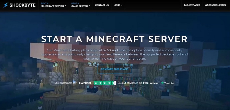 Shockbyte Minecraft Hosting Review